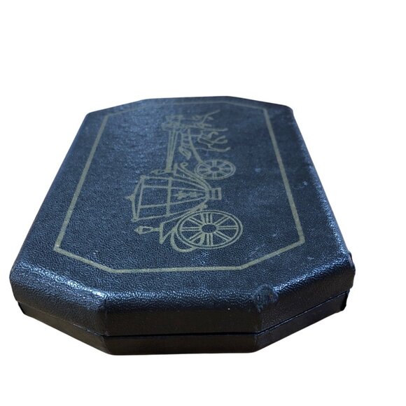 Vintage Stacy Cufflinks Tie Clips Set Mother Of Pearl Rhinestone Details Mens - Picture 15 of 16